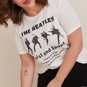 THE BEATLES CLASSIC FIT COTTON CREW NECK TEE - NWT